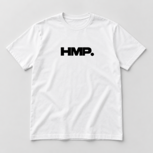 ヒトマチプレス グラフィックロゴTシャツ ホワイト