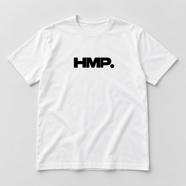 ヒトマチプレス グラフィックロゴTシャツ ホワイト