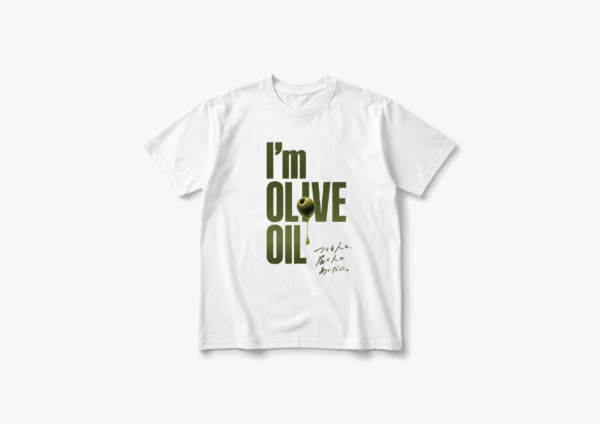 I'm OLIVE OIL Tシャツ ホワイト（イメージ）